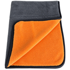 Рушник для сушіння авто — Towel Orange Gray 60×90 см, 900 GSM